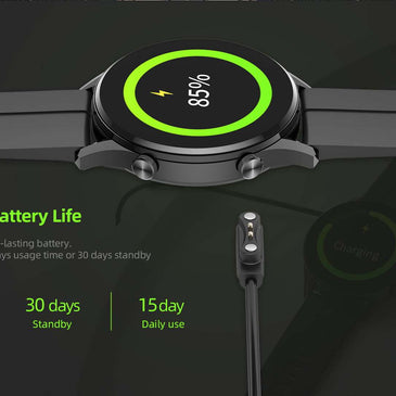 IMILAB W12 Smart Watch For Men Women Bluetooth Sports Fitness Tracker Heart Rate IP68 Waterproof -Black