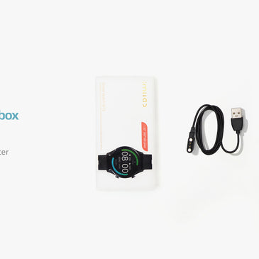 IMILAB W12 Smart Watch For Men Women Bluetooth Sports Fitness Tracker Heart Rate IP68 Waterproof -Black