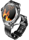 Smart Watch Heart Rate Blood Pressure Black Technology Bluetooth Headset