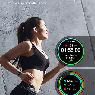 Smart Watch IMILAB KW66 Men Bluetooth IP68 Waterproof Sport Fitness Tracker-Black