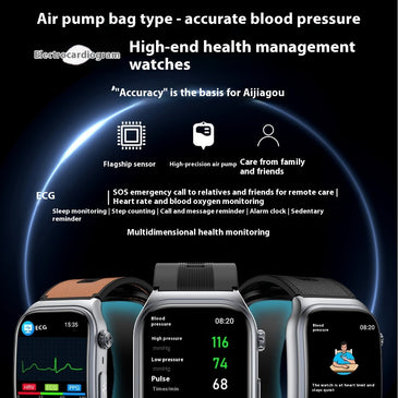 Smart Watch S15 Real Blood Pressure Uric Acid Monitoring
