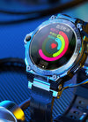Smart Watch Heart Rate Blood Pressure Black Technology Bluetooth Headset