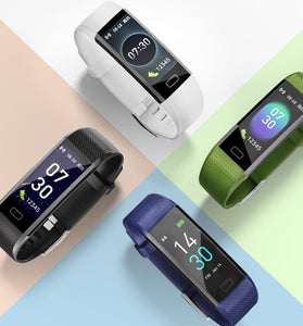 Fitness Heart Rate Meter Step Smart Bracelet Watch